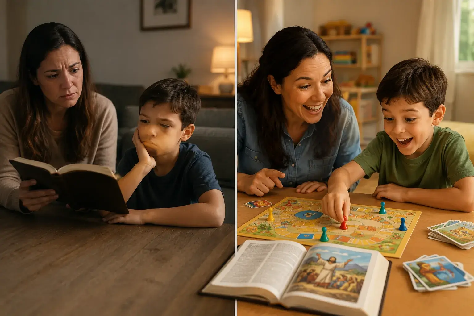Histórias bíblicas ganham vida brincando